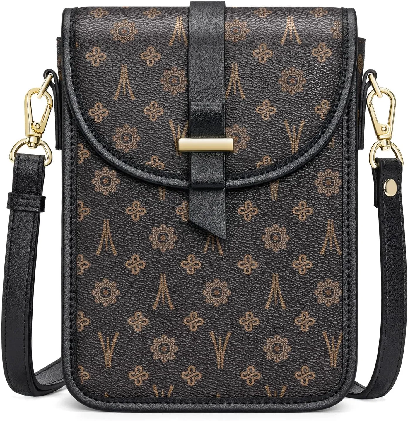 Peacocktion Trendy Small Crossbody Bags for Women, Leather Cell Phone Purse Travel Cross Body Purses with Card Slot