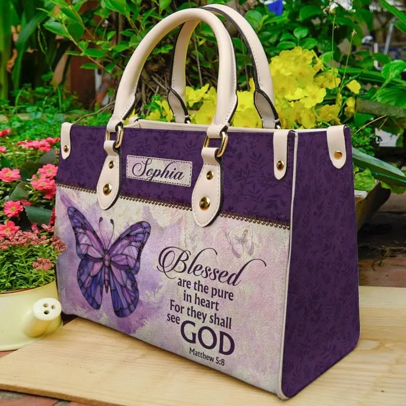 Personalized Leather Handbags for Women, Perfect Gifts for Christian, Handbags, Tote Bag Gift, Mother's Day Gift