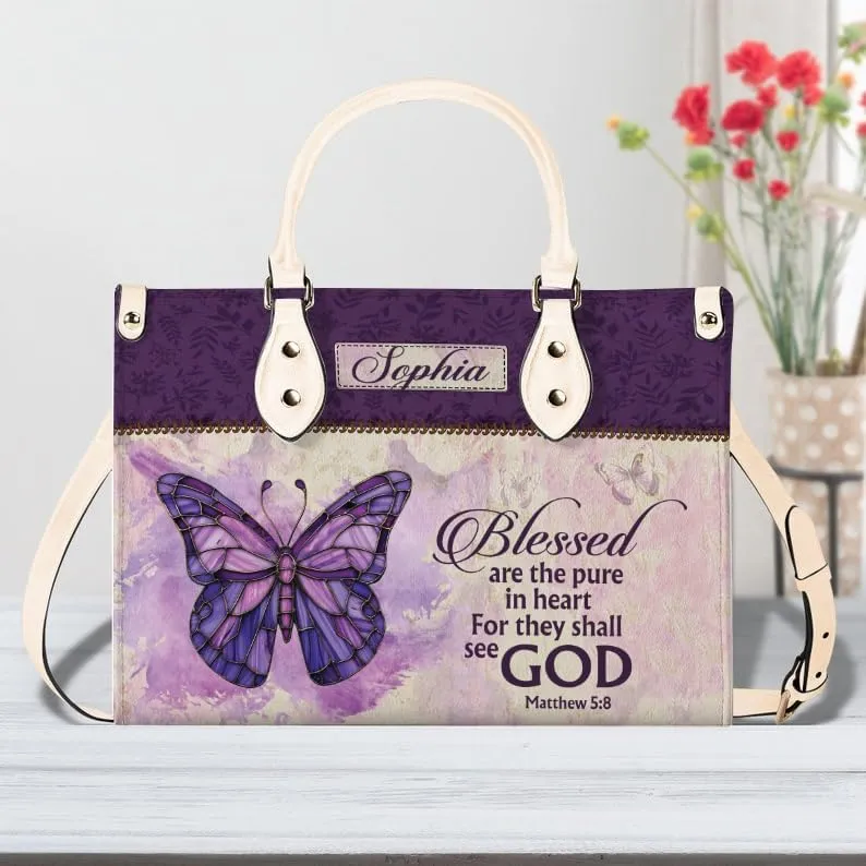 Personalized Leather Handbags for Women, Perfect Gifts for Christian, Handbags, Tote Bag Gift, Mother's Day Gift