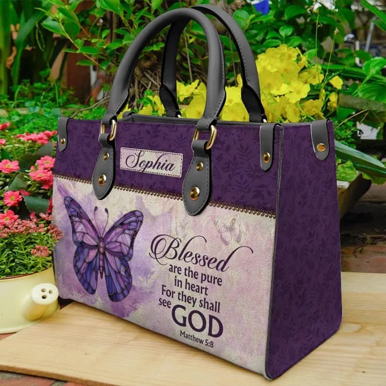 Personalized Leather Handbags for Women, Perfect Gifts for Christian, Handbags, Tote Bag Gift, Mother's Day Gift
