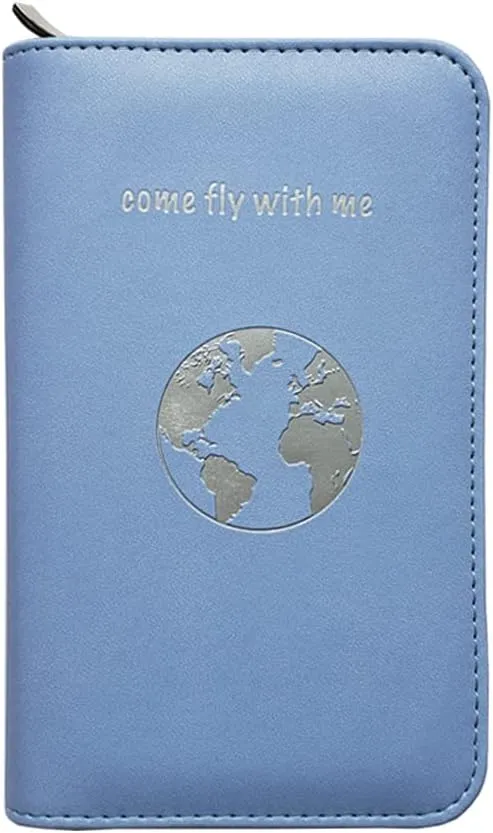 Phone Charging Passport Holder - Travel Wallet with Removable Power Bank holds money, cards, phone, travel docs- RFID Blocking - Compatible with All Phones - Travel Accessories