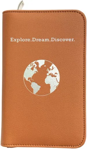 Phone Charging Passport Holder - Travel Wallet with Removable Power Bank holds money, cards, phone, travel docs- RFID Blocking - Compatible with All Phones - Travel Accessories