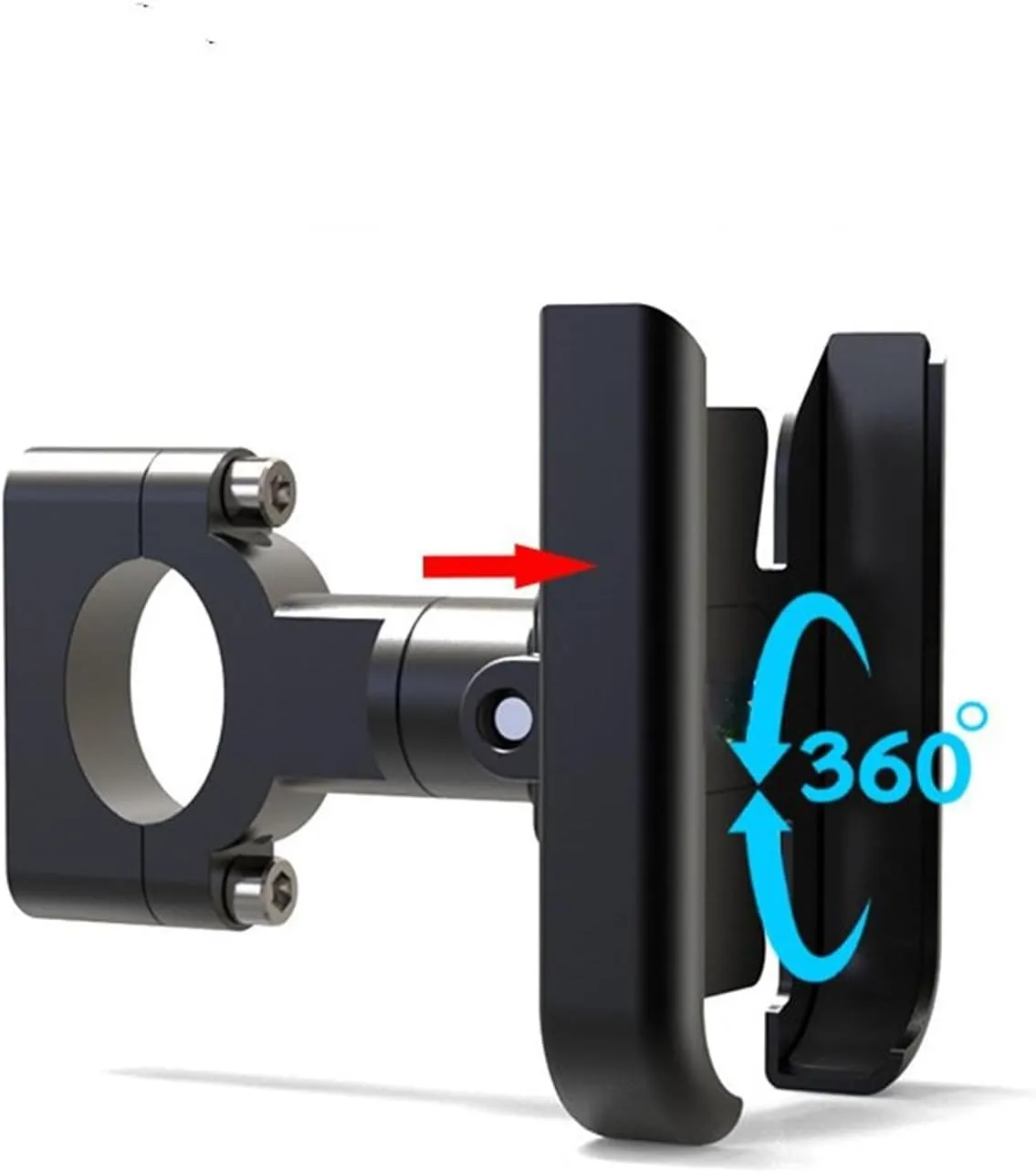 Phone Holder Navigation Bracket Motorcycle for Forza 125 250 300 350 750 GPS Navigator Rearview Mirror Handlebar Bracket Accessories Motorcycle Mobile Phone Holder(H Sliver)