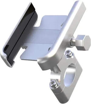 Phone Holder Navigation Bracket Motorcycle for Forza 125 250 300 350 750 GPS Navigator Rearview Mirror Handlebar Bracket Accessories Motorcycle Mobile Phone Holder(H Sliver)