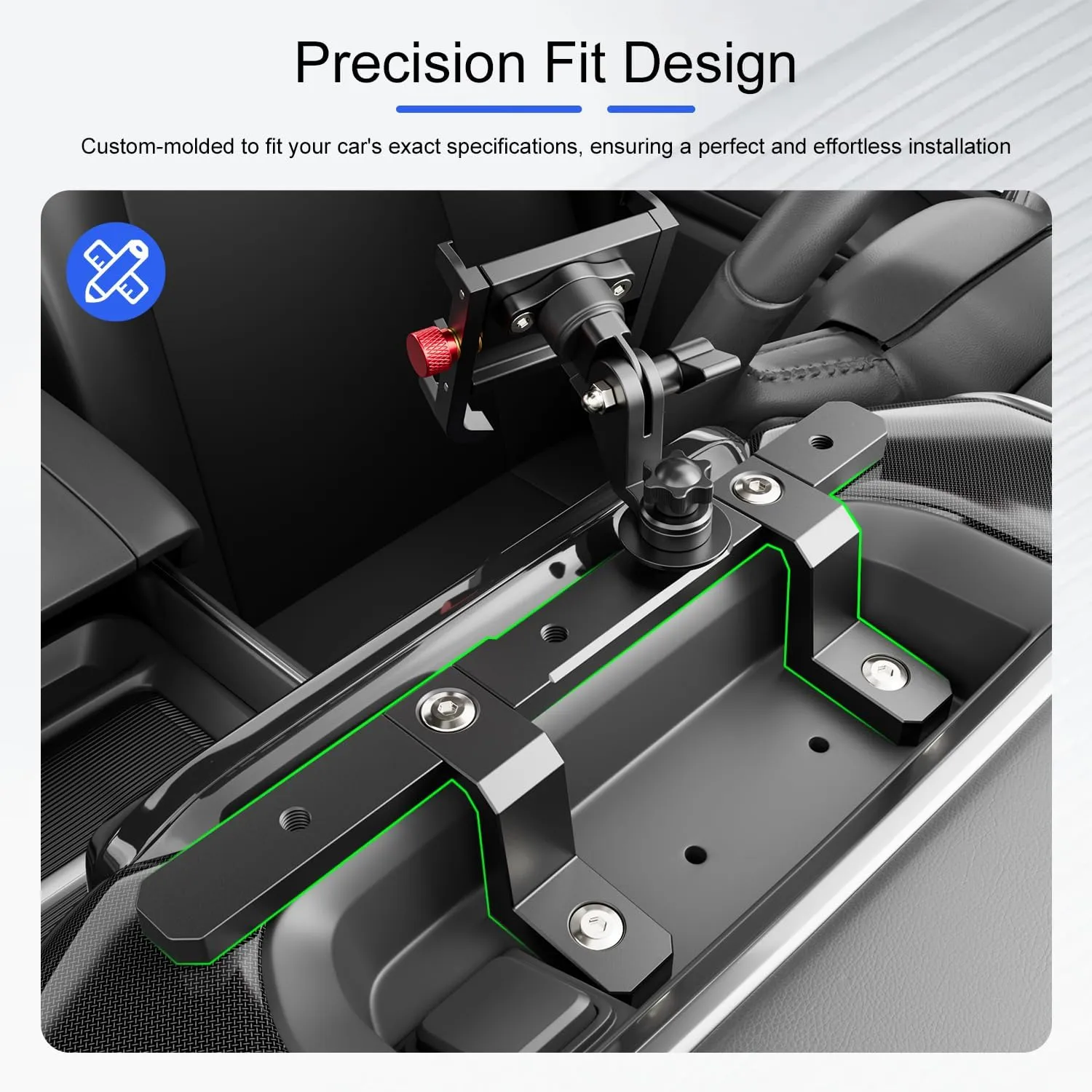 Phone Mount Compatible with 2019-2025 Dodge Ram 1500 Dashboard Phone Holder Replacement for 2019-2024 2025 Dodge Ram 1500 Accessories