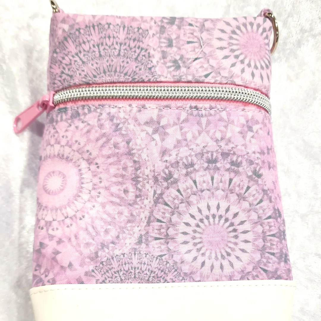Pink Mandala Glitz Phone Bag