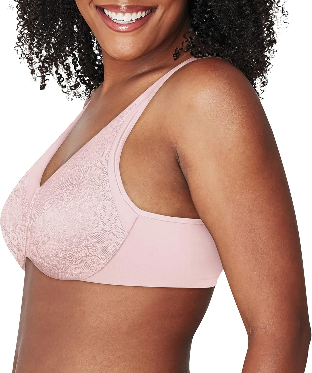 Playtex Women's Secrets Underwire Bra 4833, Ultra-Soft No-Poke, Back Smoothing Bra