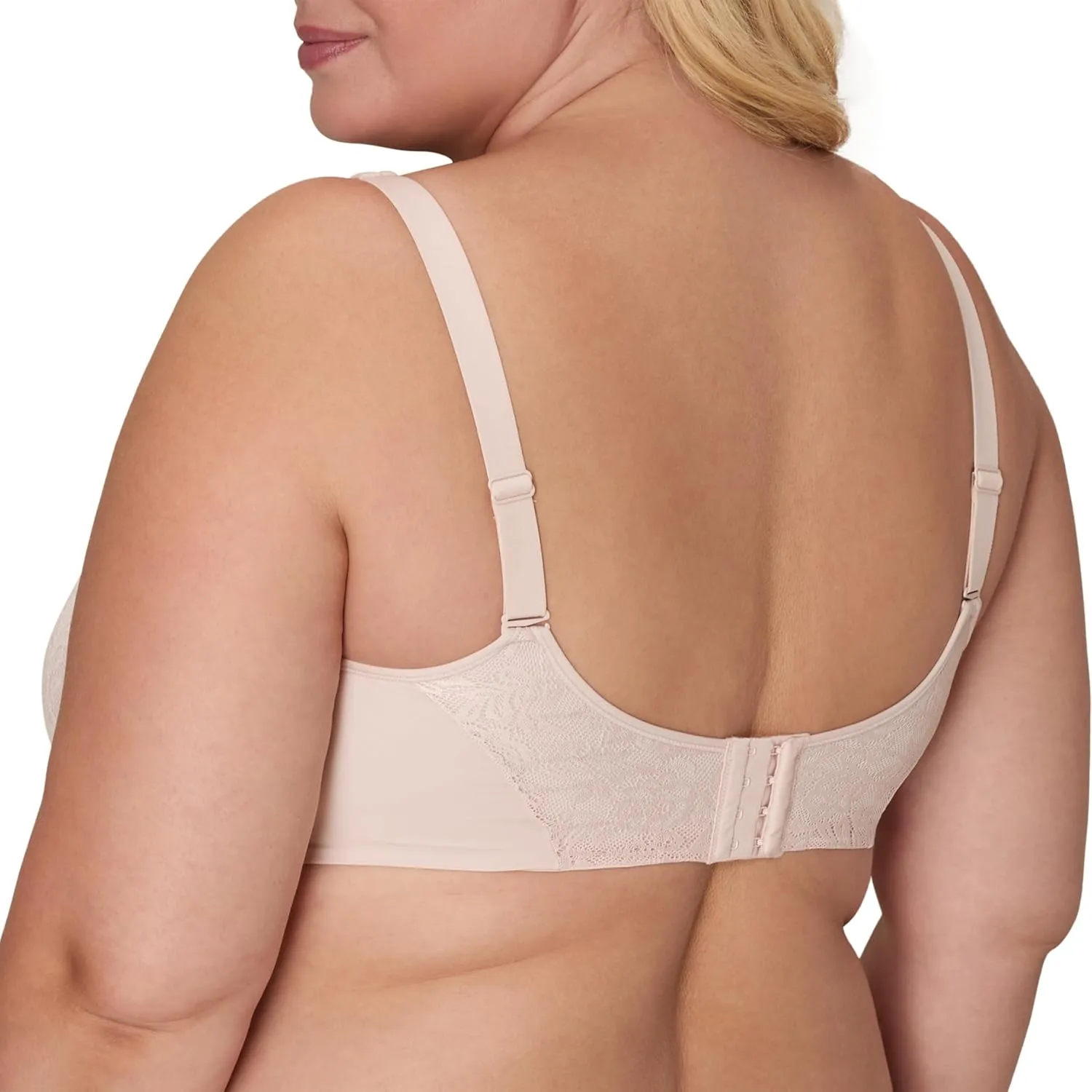 Playtex Women's Secrets Underwire Bra 4833, Ultra-Soft No-Poke, Back Smoothing Bra