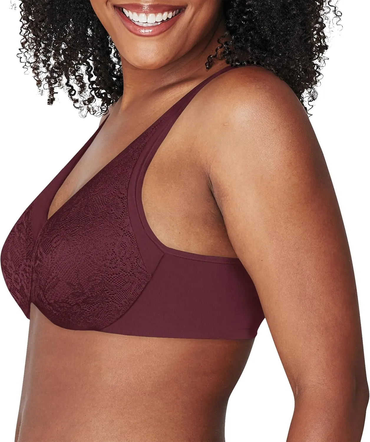 Playtex Women's Secrets Underwire Bra 4833, Ultra-Soft No-Poke, Back Smoothing Bra