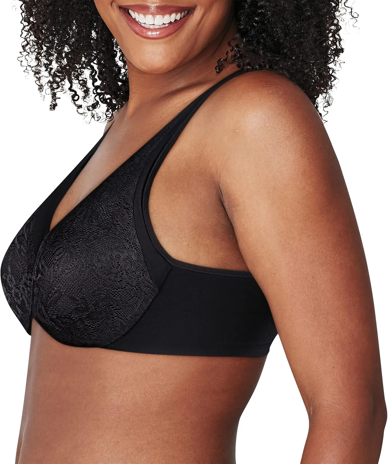 Playtex Women's Secrets Underwire Bra 4833, Ultra-Soft No-Poke, Back Smoothing Bra
