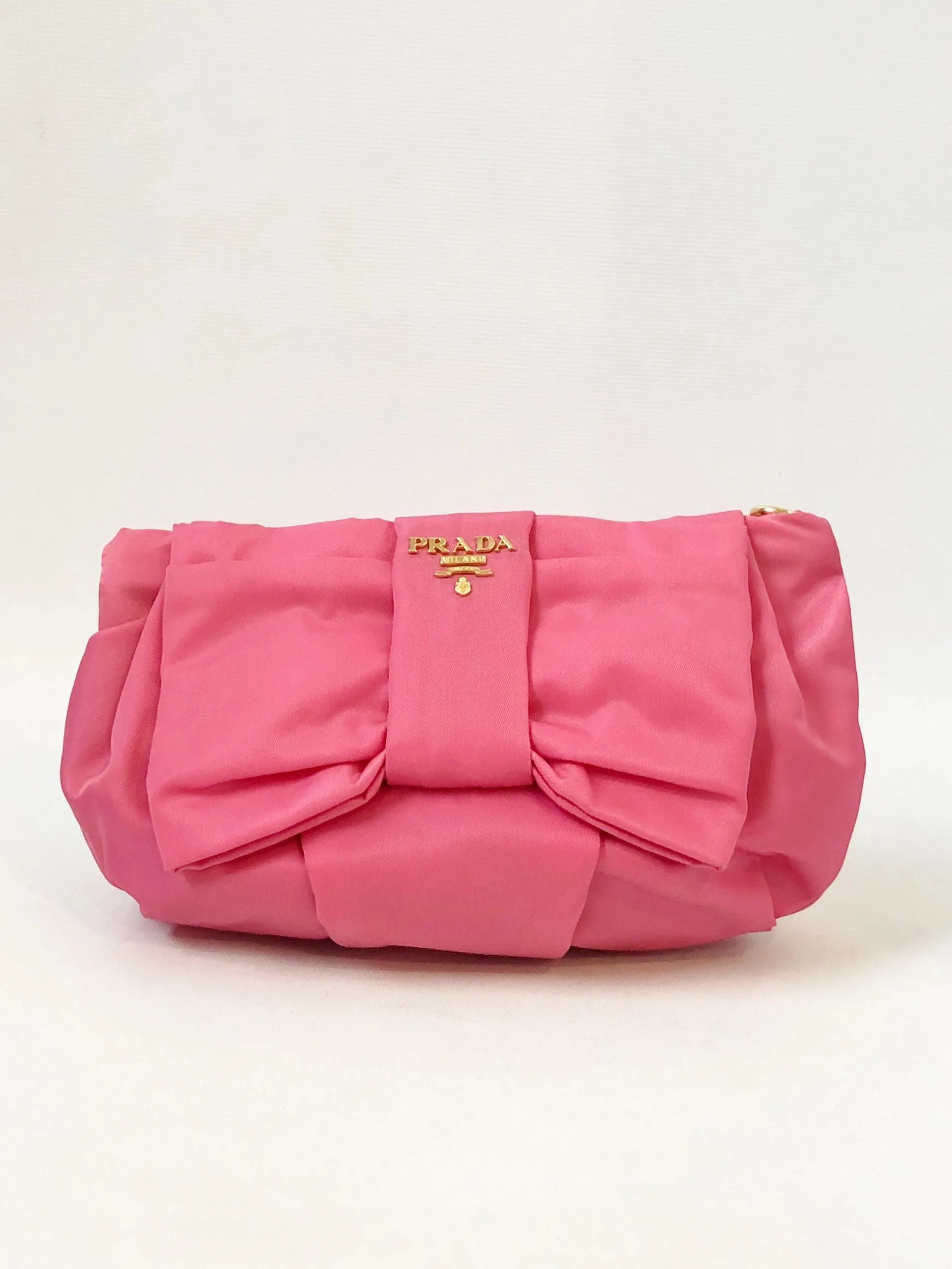 Prada Tessuto Bow Clutch