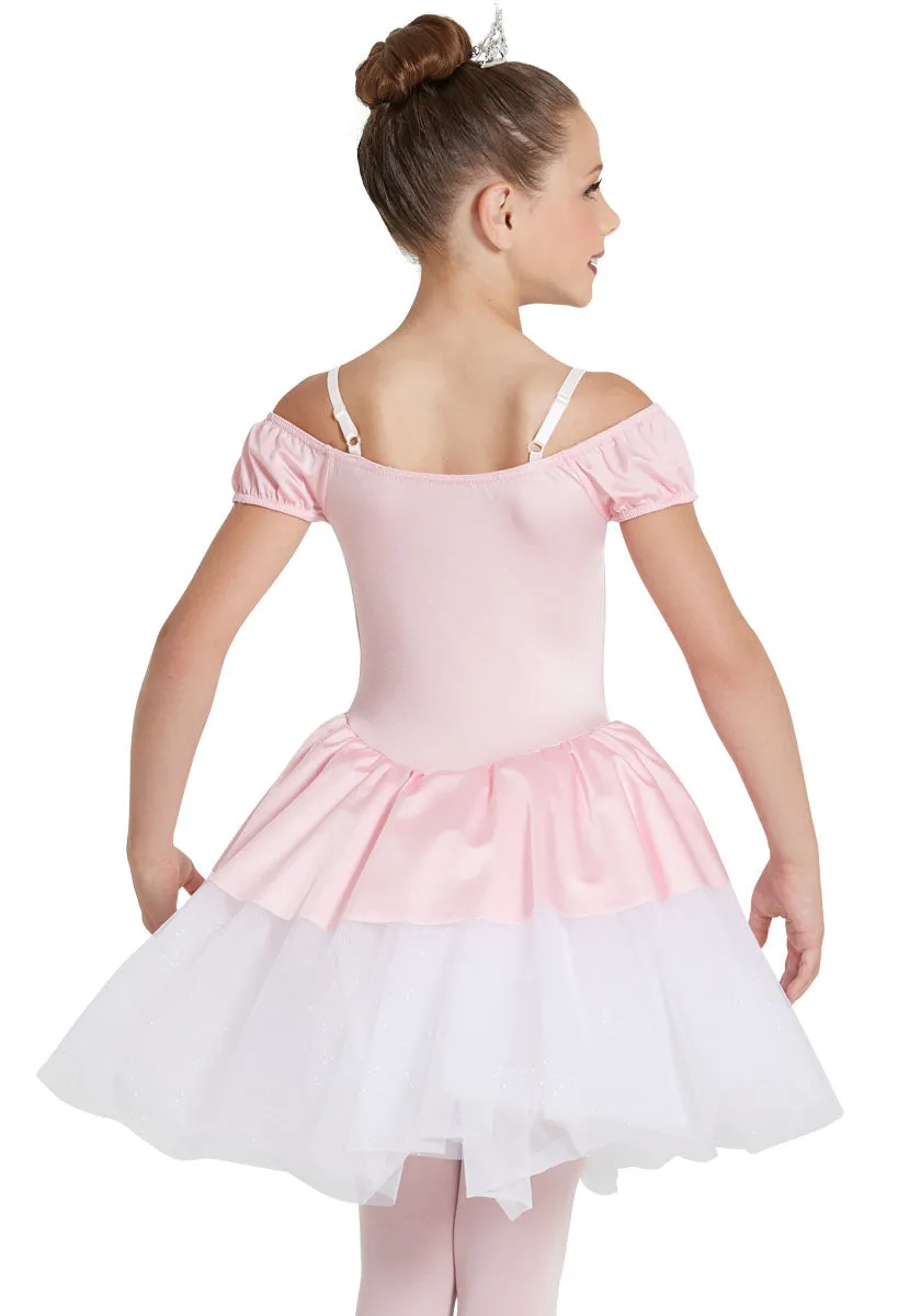 Pre-Owned Costume Weissman  12201 Weiss Large Adult Lt Blue Tutu Ballet Rhinestone