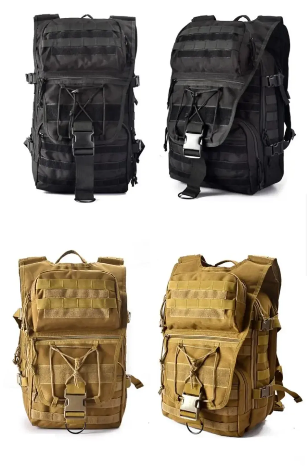 PrepPro® Tactical Assault Backpack – 45L Rugged Utility Pack