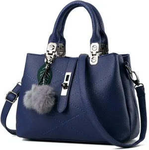 Purses and Handbags for Women Utility Top Handle Satchel Tote Bags with 3 Compartments Ladies Crossbody Bags Medium Size