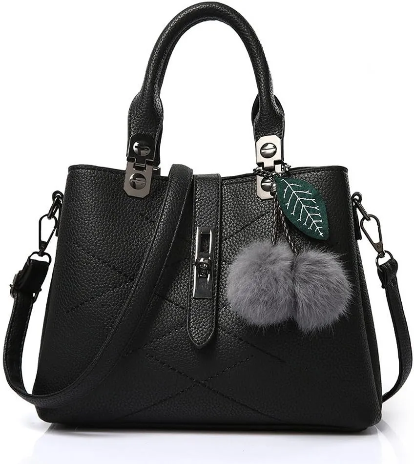 Purses and Handbags for Women Utility Top Handle Satchel Tote Bags with 3 Compartments Ladies Crossbody Bags Medium Size