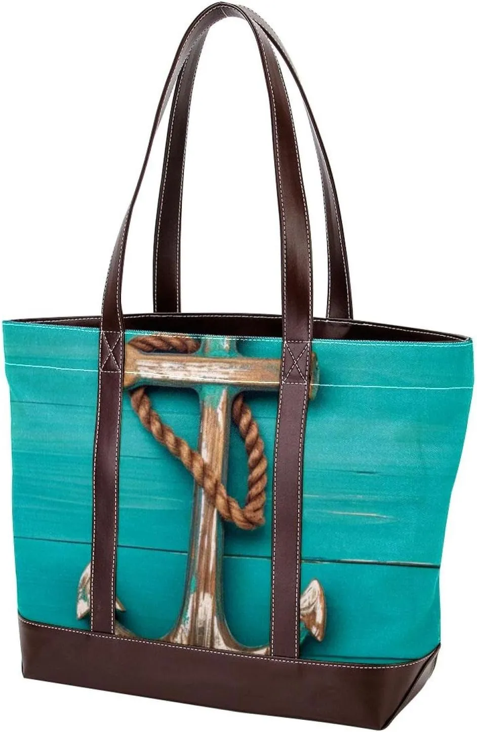Purses for Women,Tote Bag for Women,Handbags for Women,Anchor Deck Blue Summer Ocean