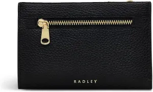 RADLEY London Sunny Dene Protect Quilt Women's Medium Leather RFID Bifold Wallet, Black