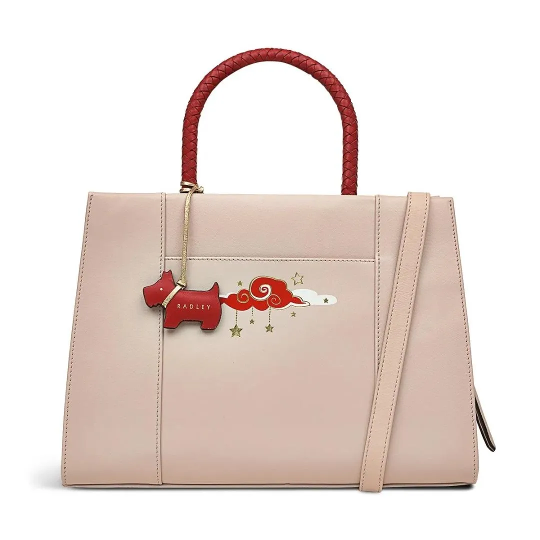 Radley Lunar New Year Medium Ziptop Multiway Bag - Prairie Pink