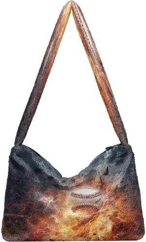 Red Bird Sitting on Branch with Flowers Woman Shoulder Bag, Shoulder Bag 13 Inch, Shoulder Bags for Women