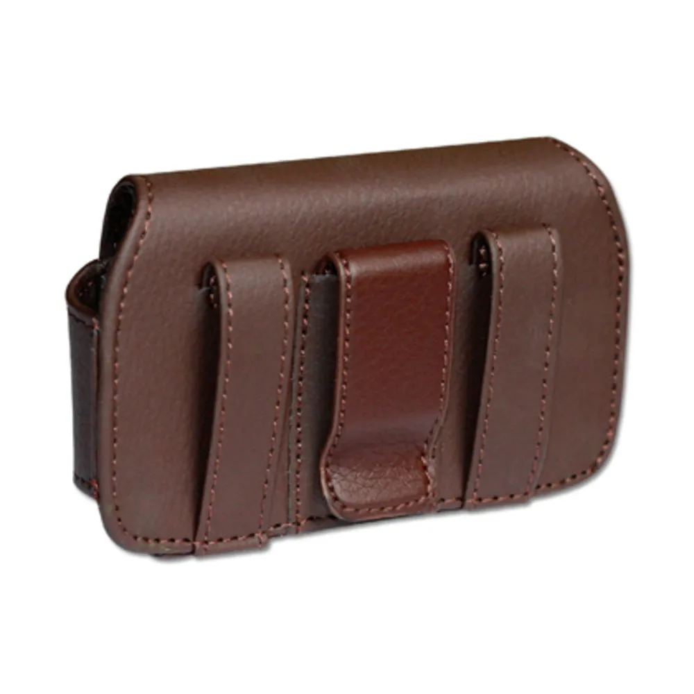 Reiko HORIZONTAL POUCH HP07A BLACKBERRY 8300 IN BROWN 4.30 X 2.40 X 0.60 INCHES