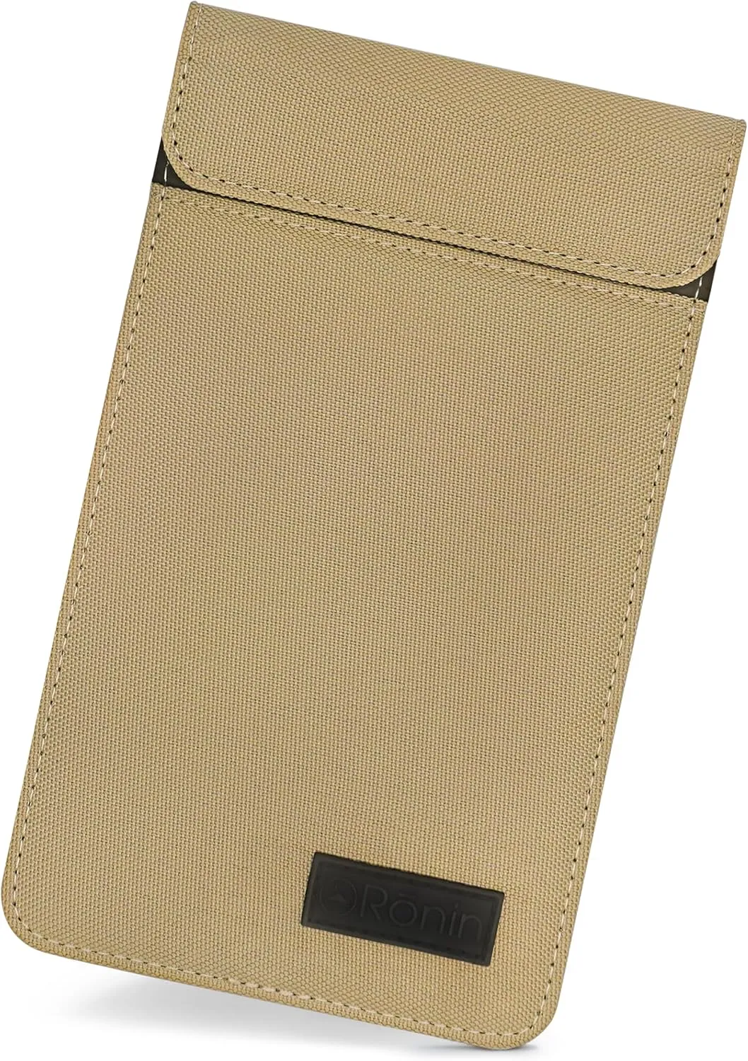 Rōnin Faraday Bags for Phones - EMF Blocking Phone Faraday Bag, Signal-Blocking Faraday Phone Case, Complete Go Dark Faraday Bags, RFID & GPS Anti-Tracking Privacy Pouch Sand