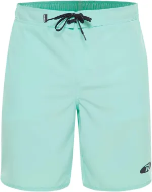 Rokka&Rolla Men's Swim Trunks Quick Dry Stretch Beach Shorts Swimwear Bathing Suit with Mesh Lining