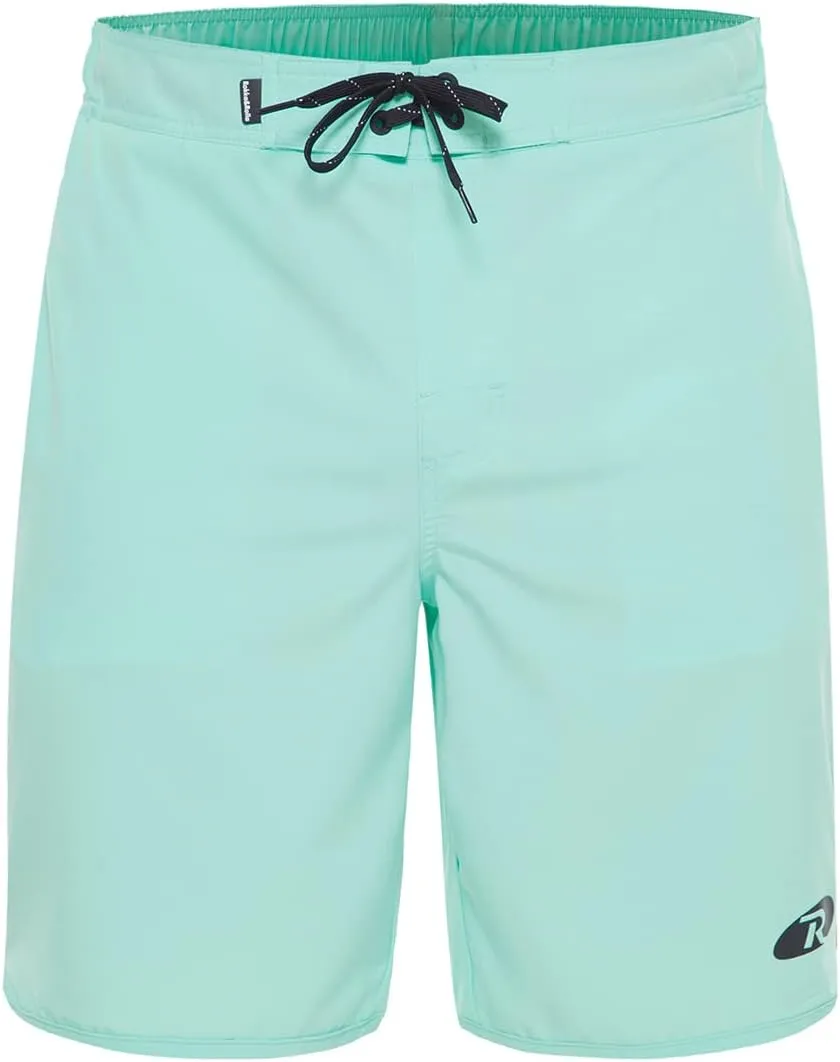 Rokka&Rolla Men's Swim Trunks Quick Dry Stretch Beach Shorts Swimwear Bathing Suit with Mesh Lining