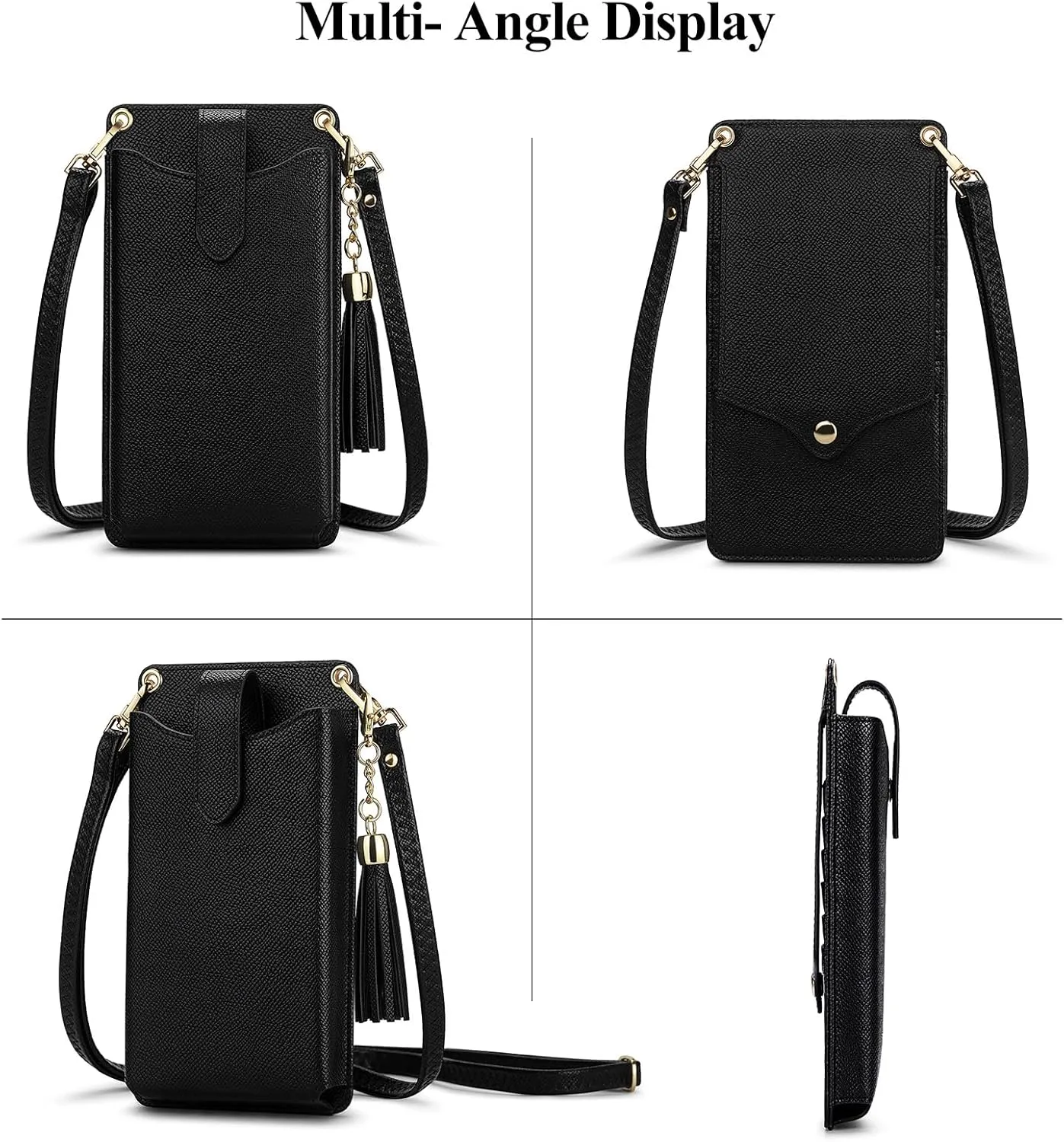 RONSIN Small Crossbody Phone Bag for Women Cell Phone Purse Wallet Mini Shoulder Bag with RFID Card Slots