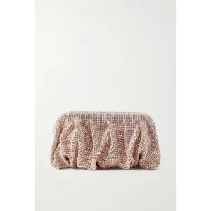 Rose Gold Crystal Slouch Clutch