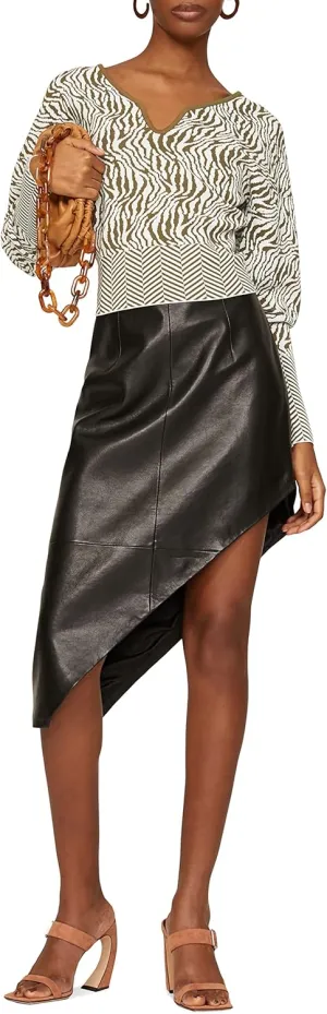 RTR Design Collective Zebra Print Sweater