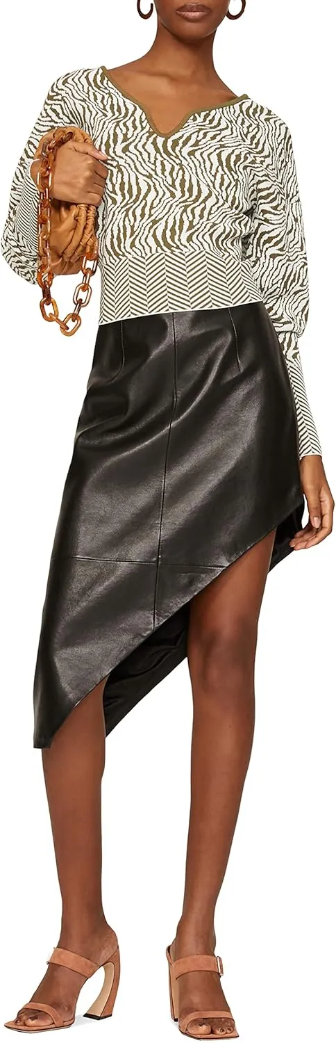 RTR Design Collective Zebra Print Sweater