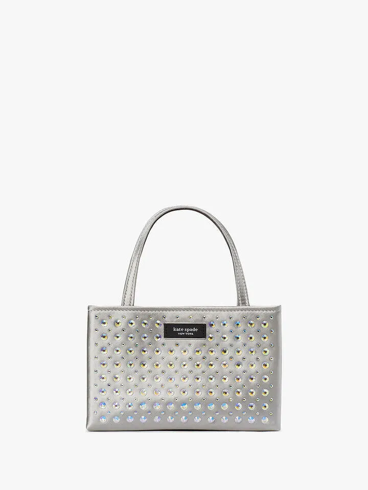 Sam Icon Crystal Embellished Mini Tote