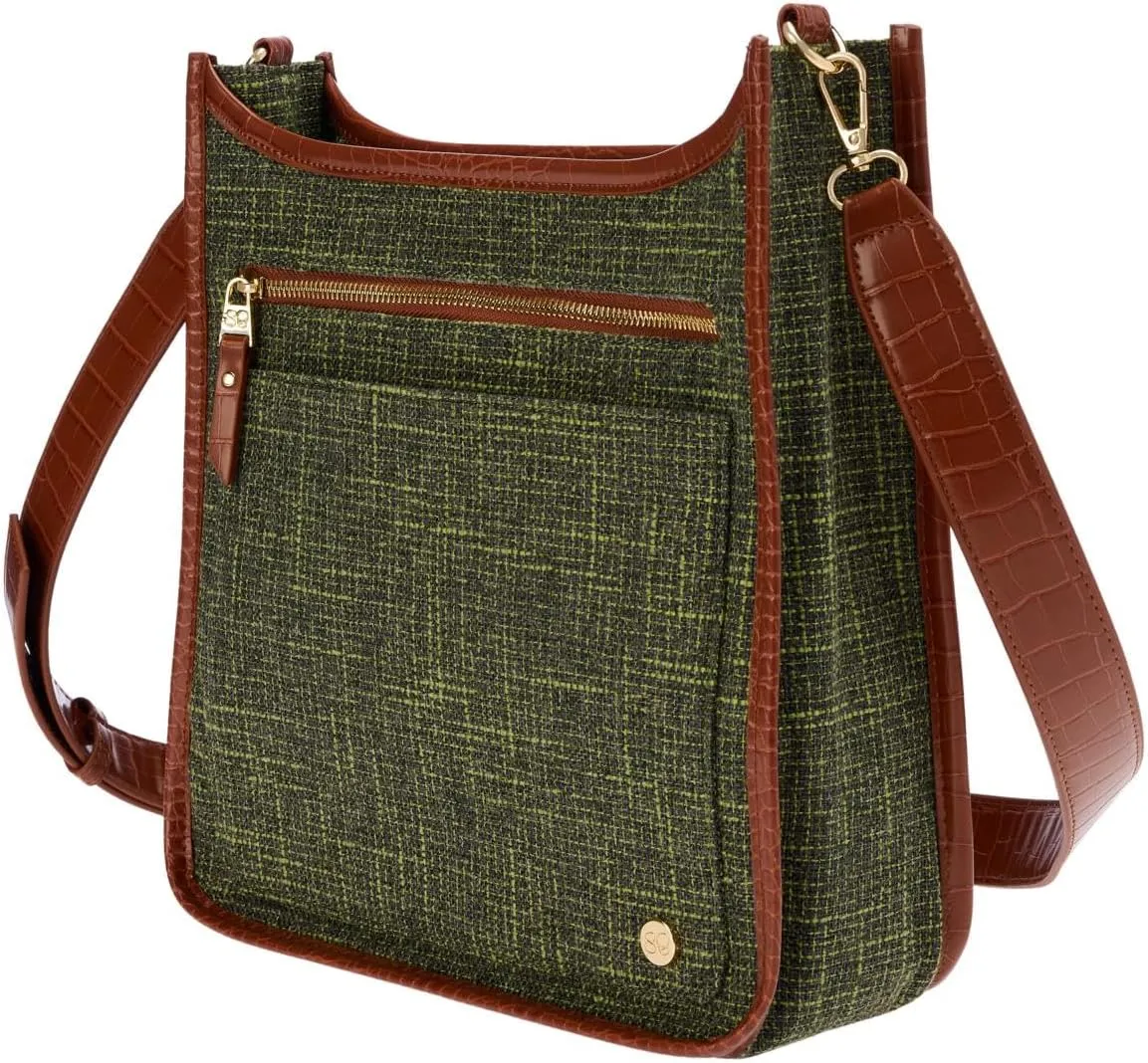 Samantha Brown To-Go Tweed Crossbody