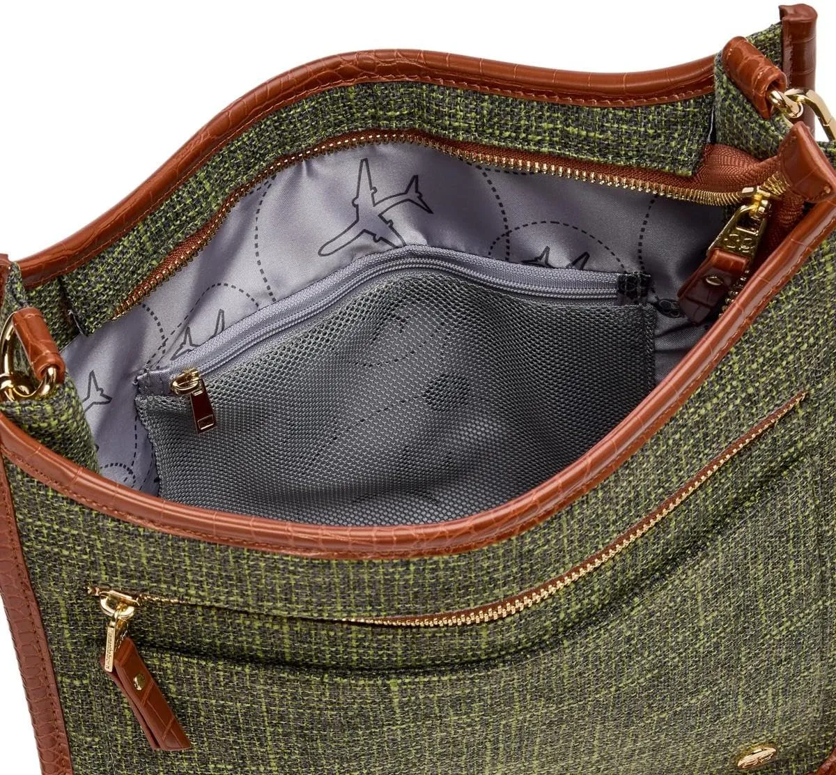 Samantha Brown To-Go Tweed Crossbody