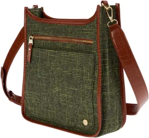 Samantha Brown To-Go Tweed Crossbody