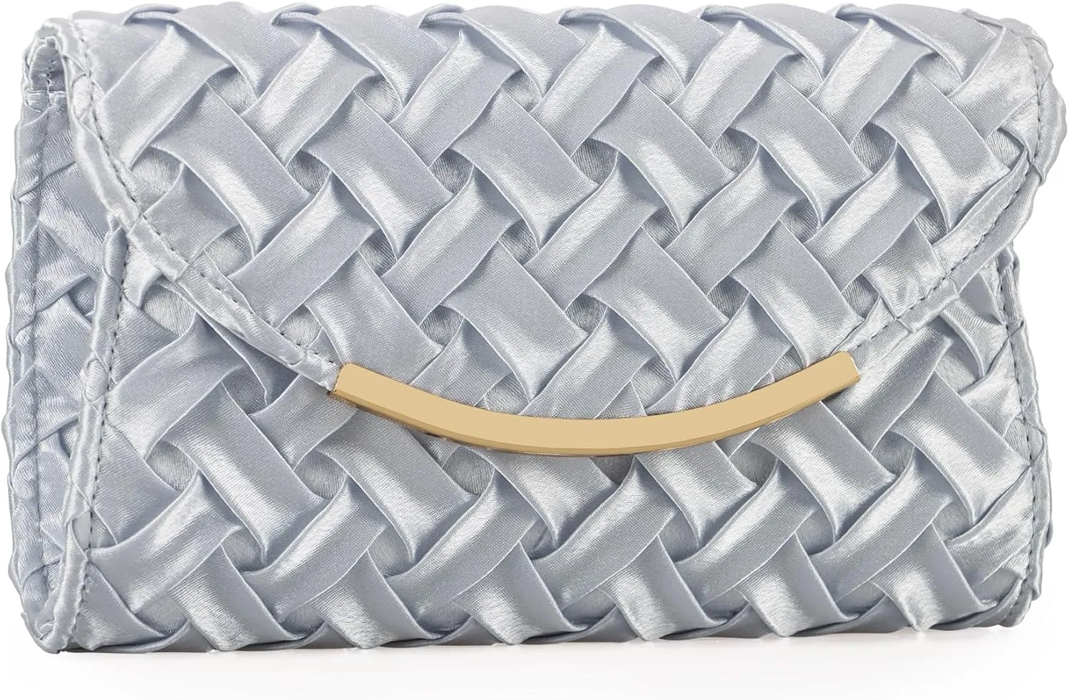 Satin Evening Bag Women Small Dressy Clutch Handbag Formal Purse for Wedding/Prom/Black tie Party