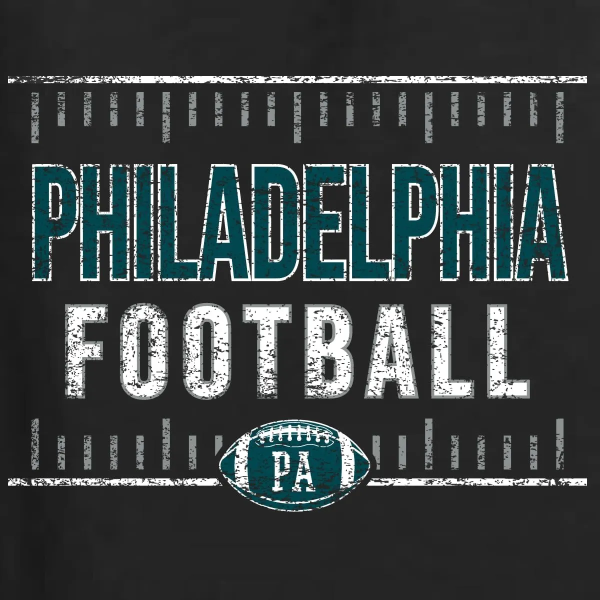 Shark & Hammer Grease The Poles Broad Street Philadelphia Football Sports Men's Graphic T-Shirt