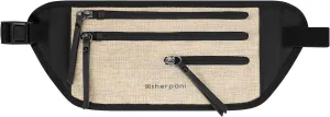 Sherpani Jett, Anti Theft Waist Pouch, Slim Money Belt Bag for Travel, Blocking Hidden Wallet Belt Bag, Secure Travel Pouch for Women, RFID Protection, Travel Gift for Mothers Day 2025 (Straw)