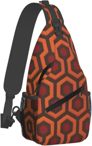 Shining Overlook Print Cross Chest Bag Diagonally Durable & Comfortable For Travel And Daily Use