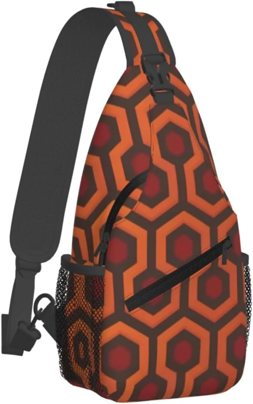 Shining Overlook Print Cross Chest Bag Diagonally Durable & Comfortable For Travel And Daily Use