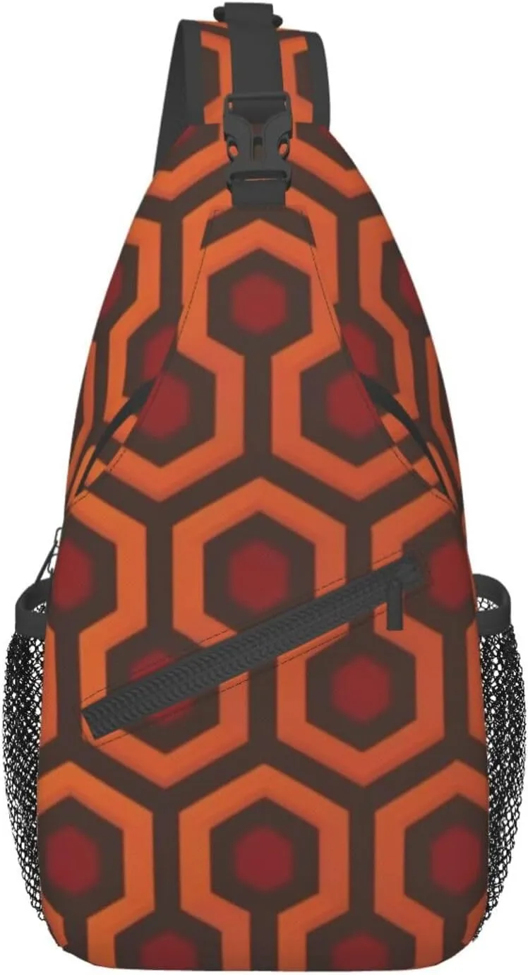 Shining Overlook Print Cross Chest Bag Diagonally Durable & Comfortable For Travel And Daily Use