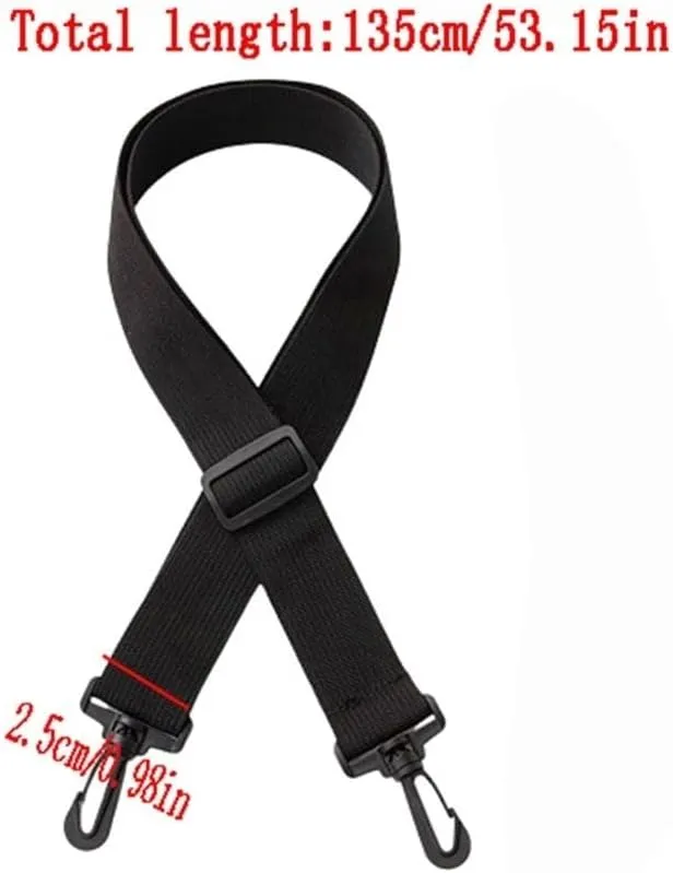 Shoulder Strap Adjustable Nylon Replacement Bag Handle Strap 2.5cm Wide Solid Color Shoulder Bag Belt for Bottle Hung Bag Handbags Strap(Blue)