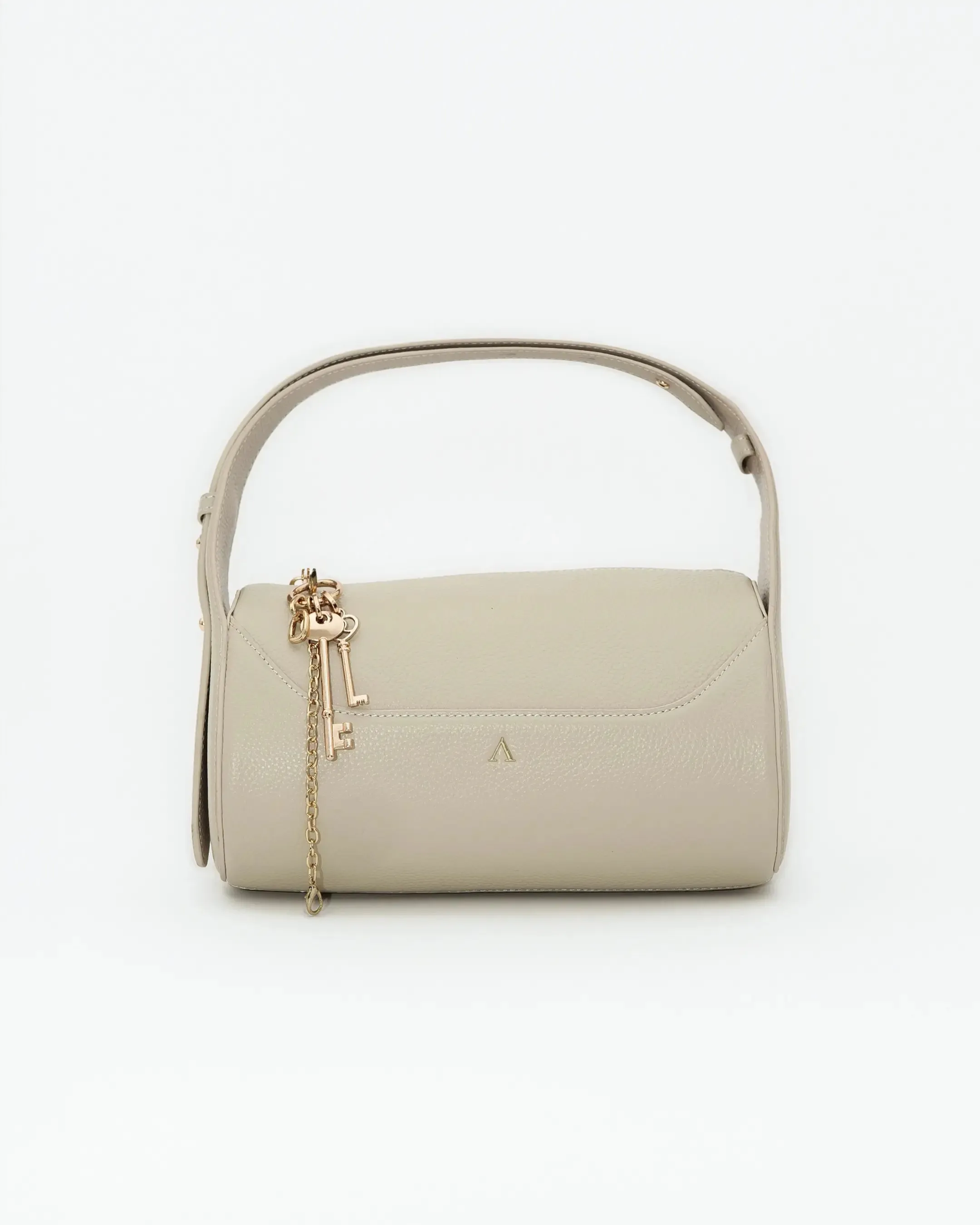 Sienna Barrel Bag - Pebble