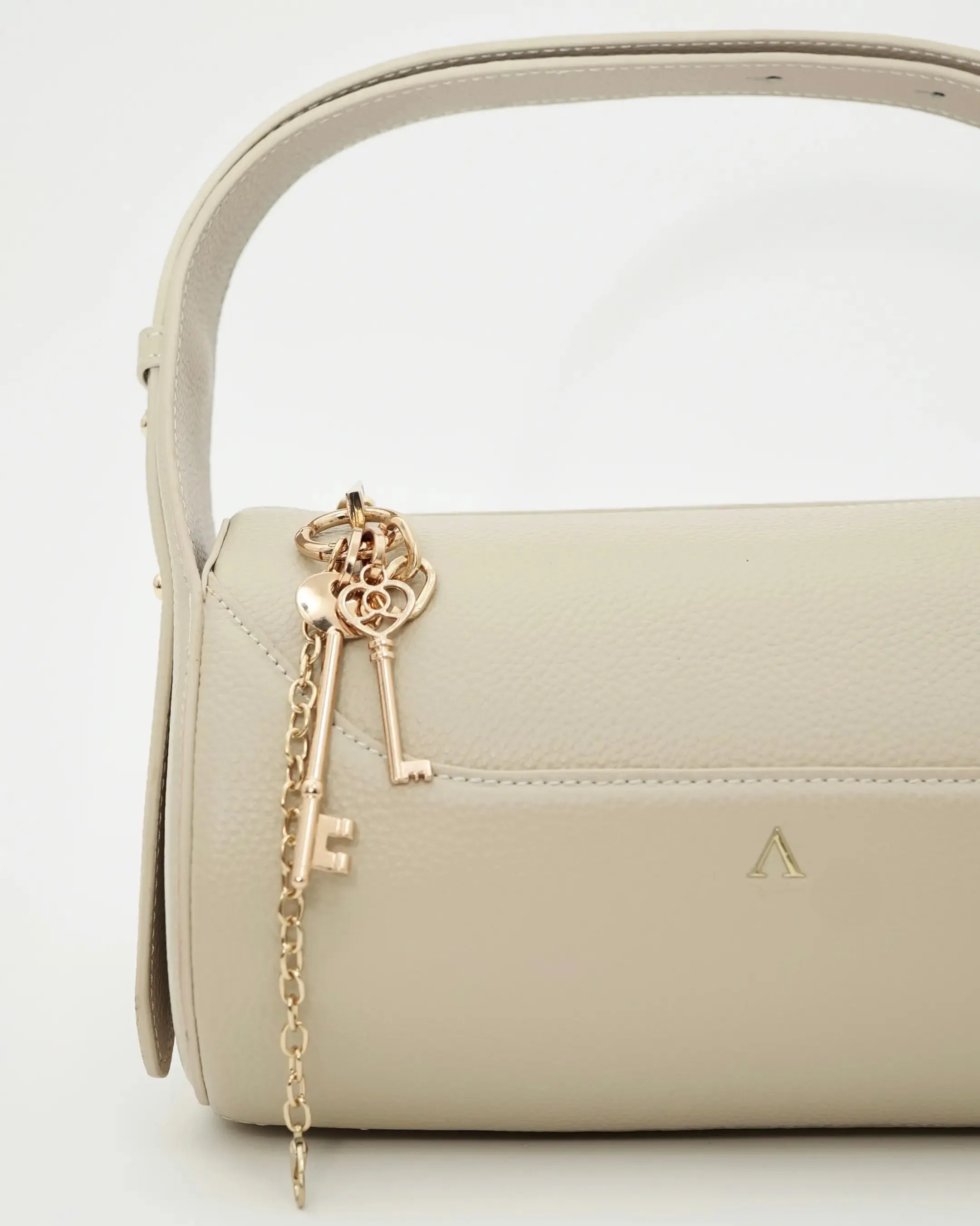 Sienna Barrel Bag - Pebble