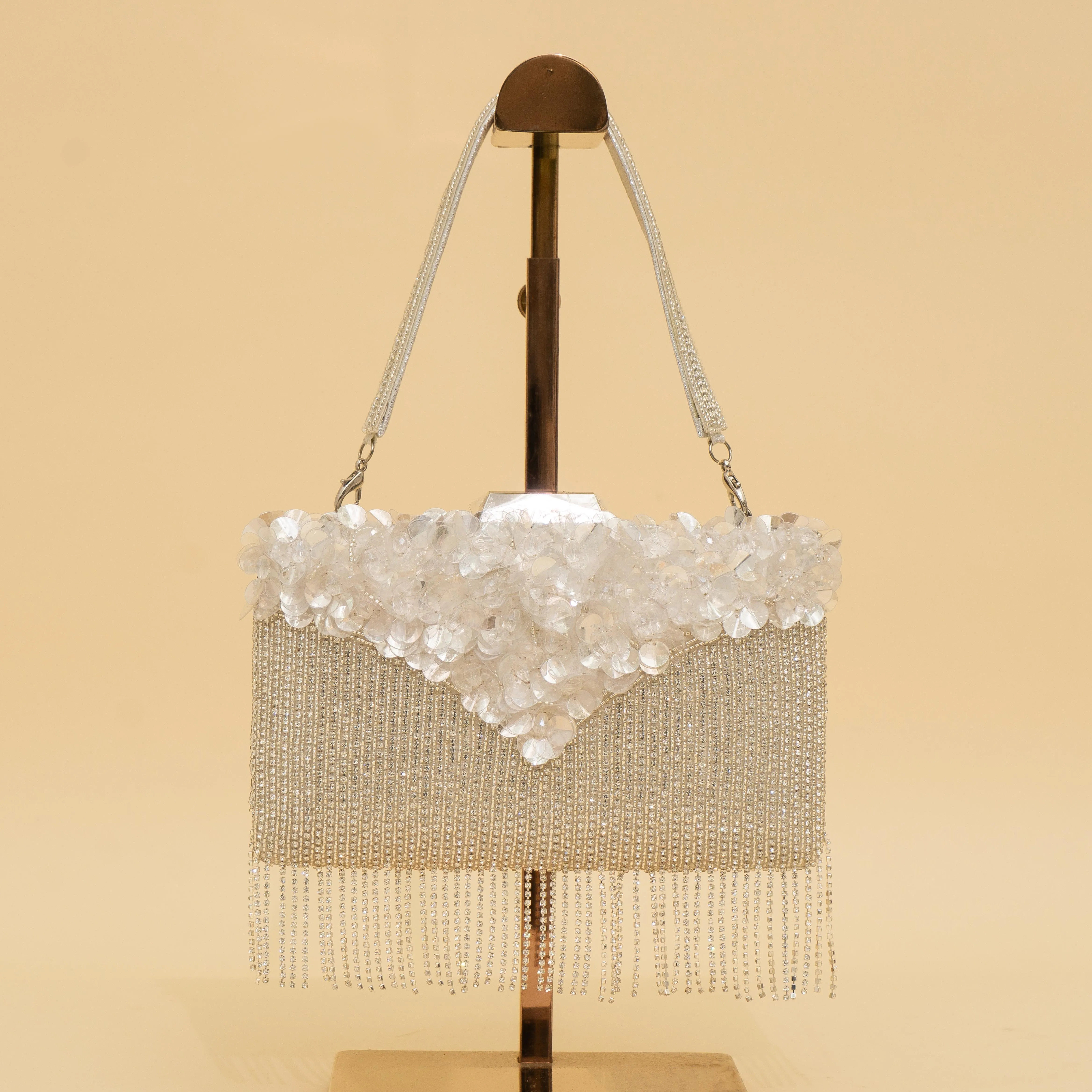 Silver Celestial Spark Clutch