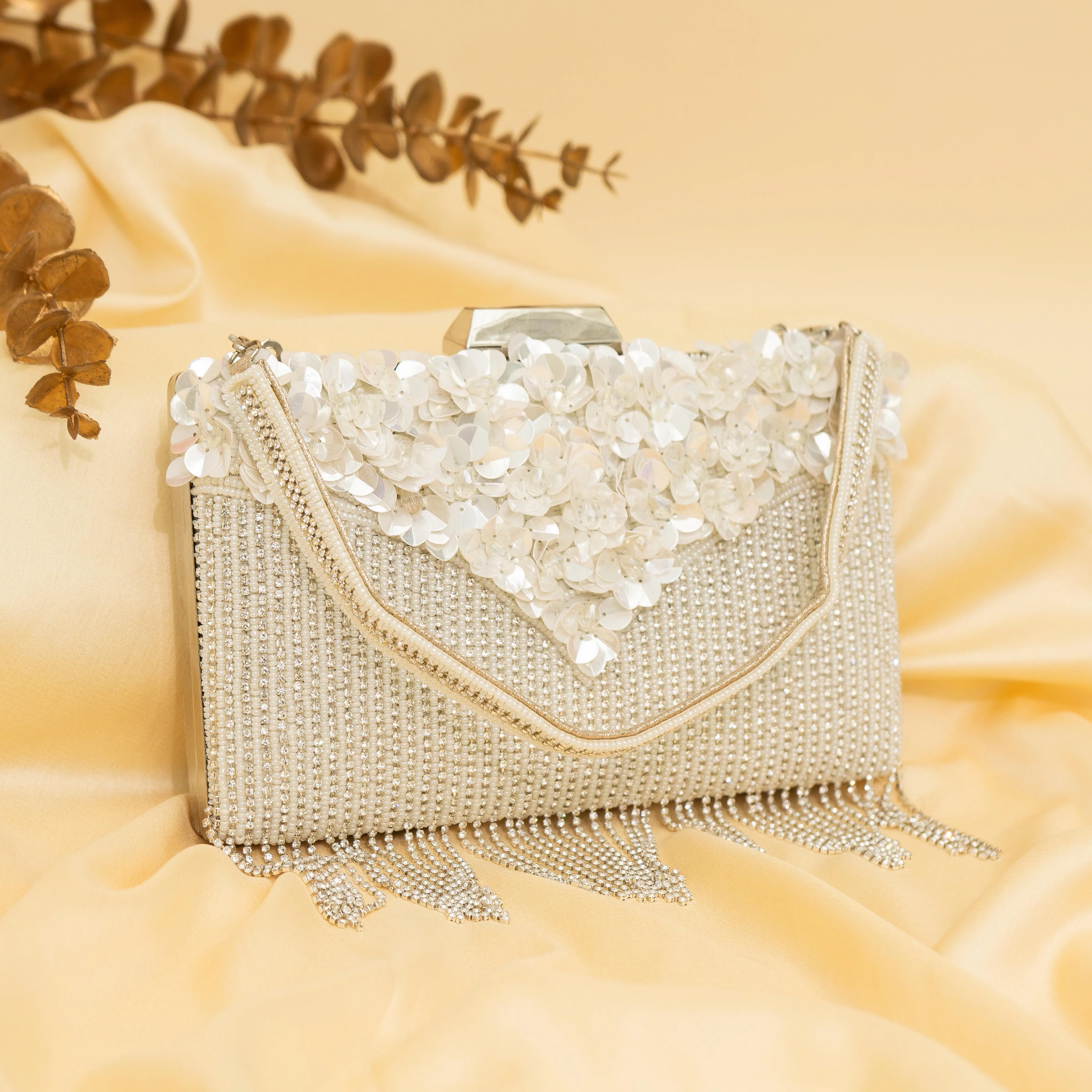 Silver Celestial Spark Clutch