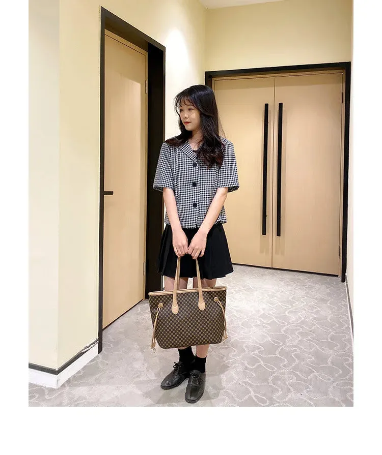 Simple PU Shoulder Bag