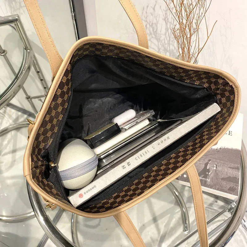 Simple PU Shoulder Bag