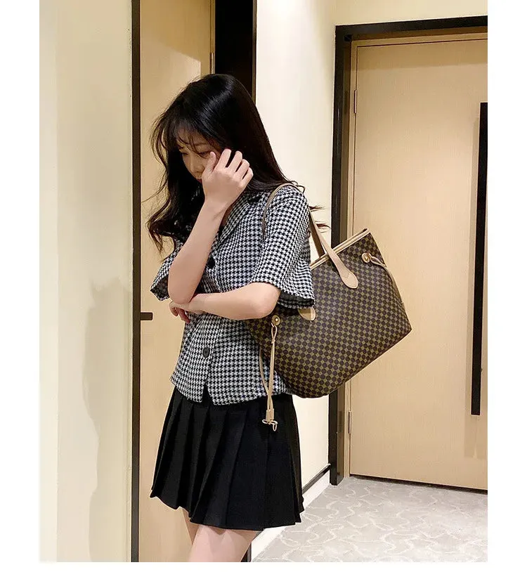 Simple PU Shoulder Bag
