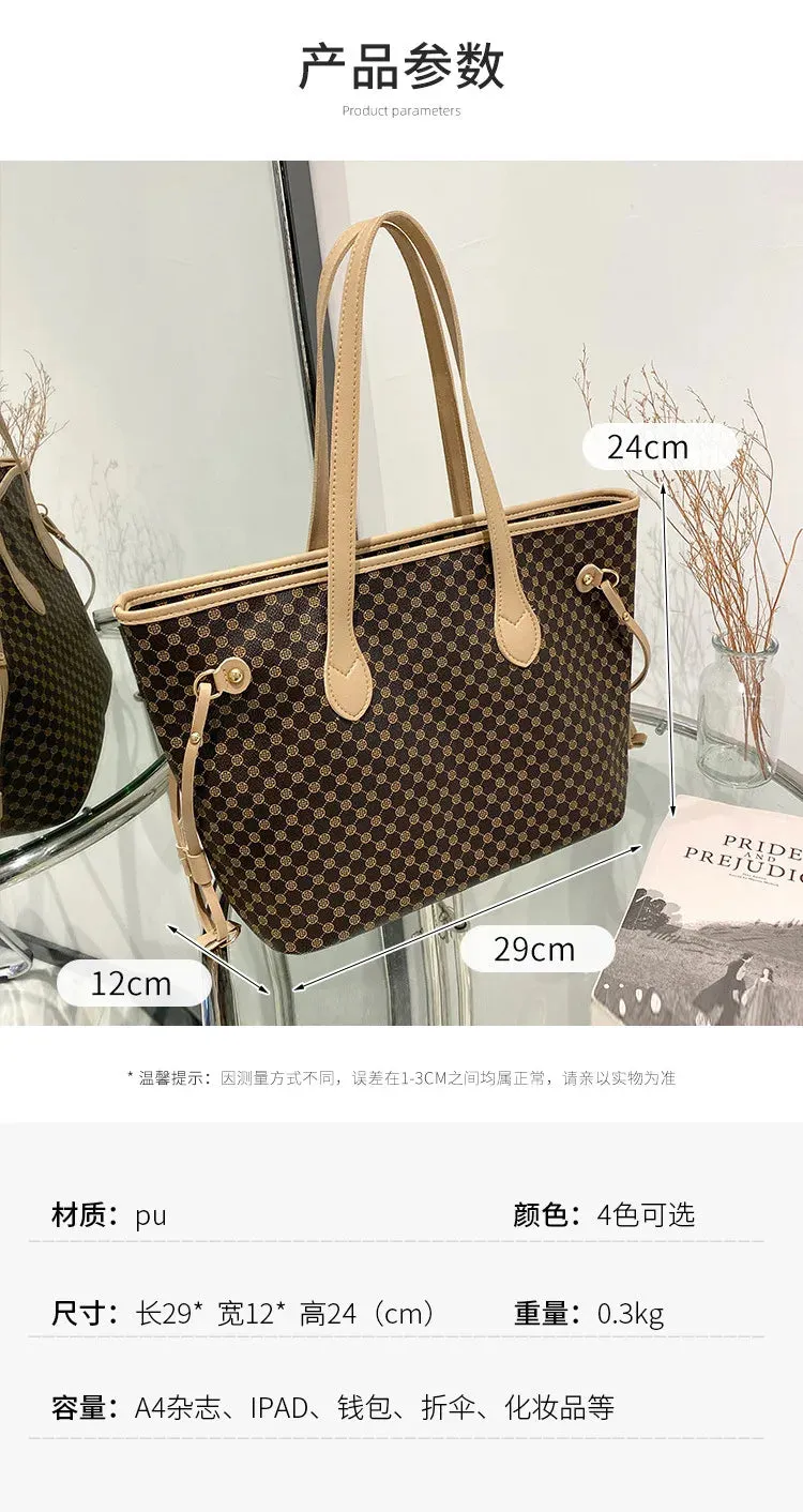Simple PU Shoulder Bag